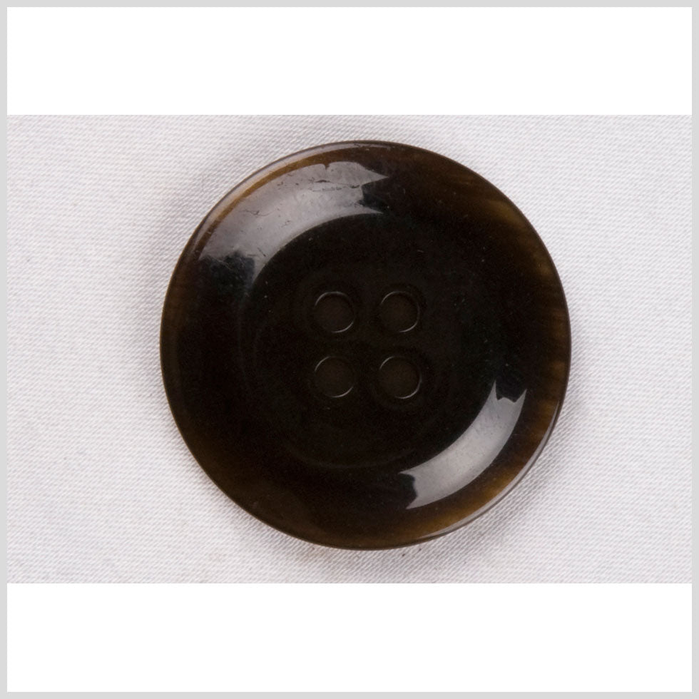 Brown Plastic Button - 44L/28mm Brown Plastic Button - 44L/28mm