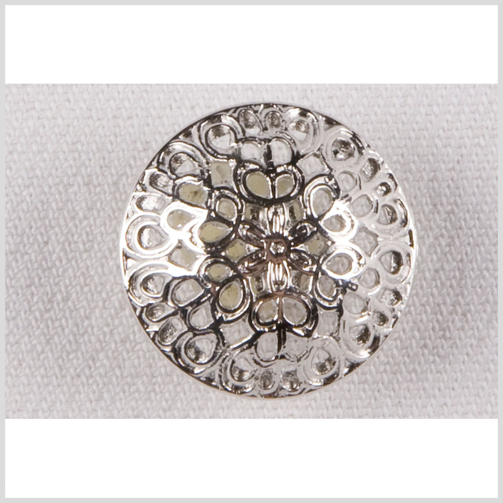 Silver Metal Coat Button - 34L/21.5mm Silver Metal Coat Button - 34L/21.5mm