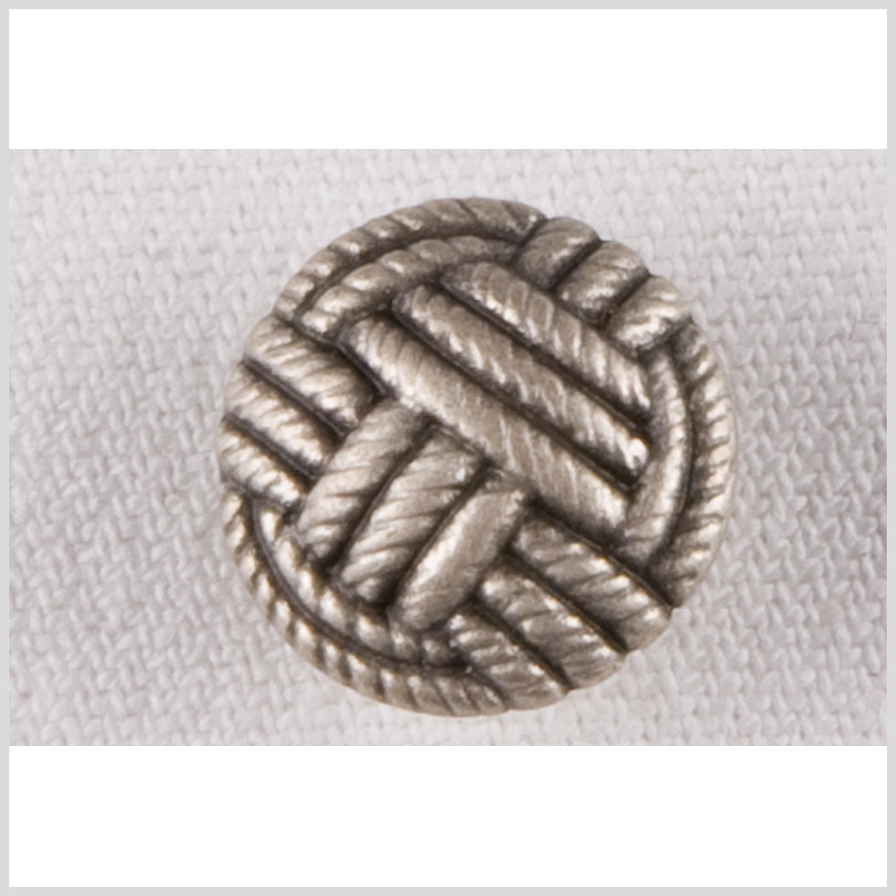 Silver Metal Coat Button - 24L/15mm Silver Metal Coat Button - 24L/15mm