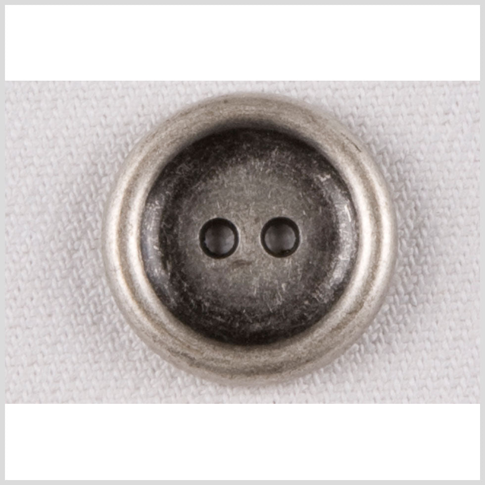 Silver Metal Coat Button - 20L/12mm Silver Metal Coat Button - 20L/12mm