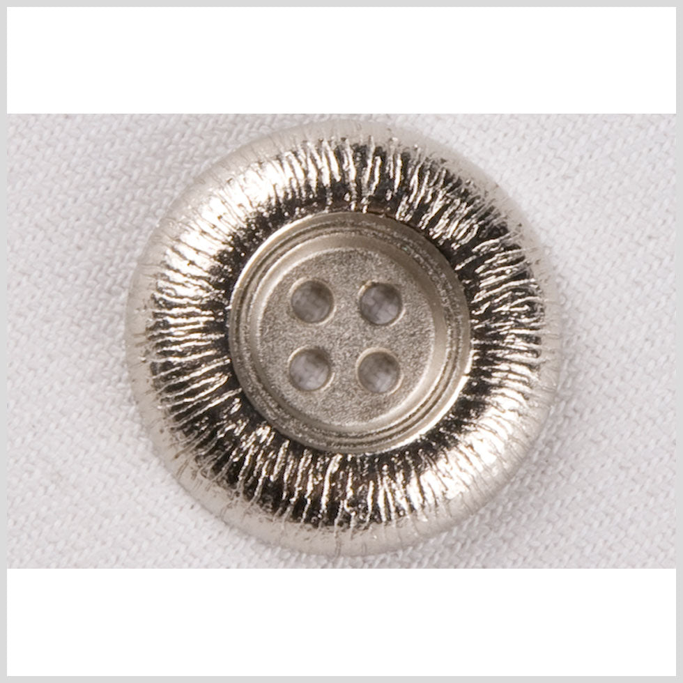 Silver Metal Coat Button - 40L/25mm Silver Metal Coat Button - 40L/25mm