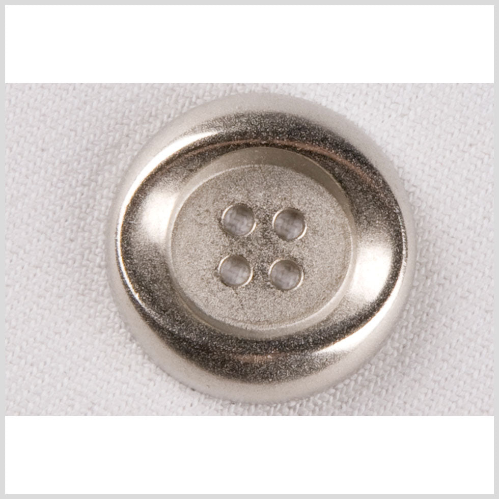 Silver Metal Coat Button - 36L/23mm Silver Metal Coat Button - 36L/23mm