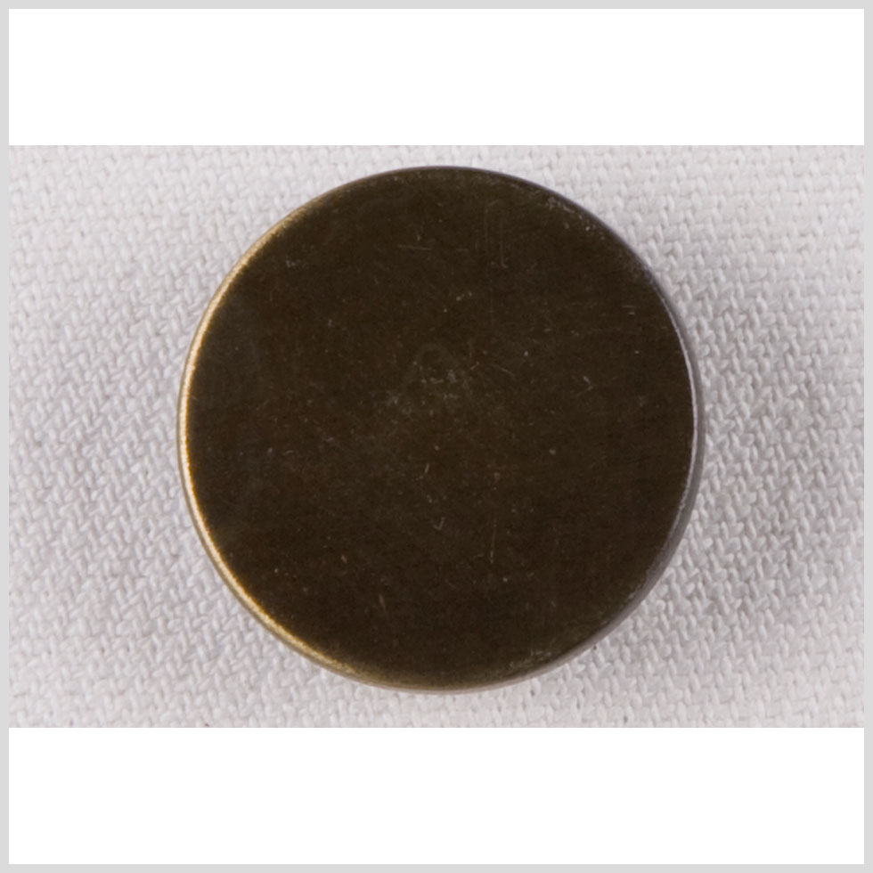 Brass Flat Metal Shank-Back Button - 36L/23mm Brass Flat Metal Shank-Back Button - 36L/23mm