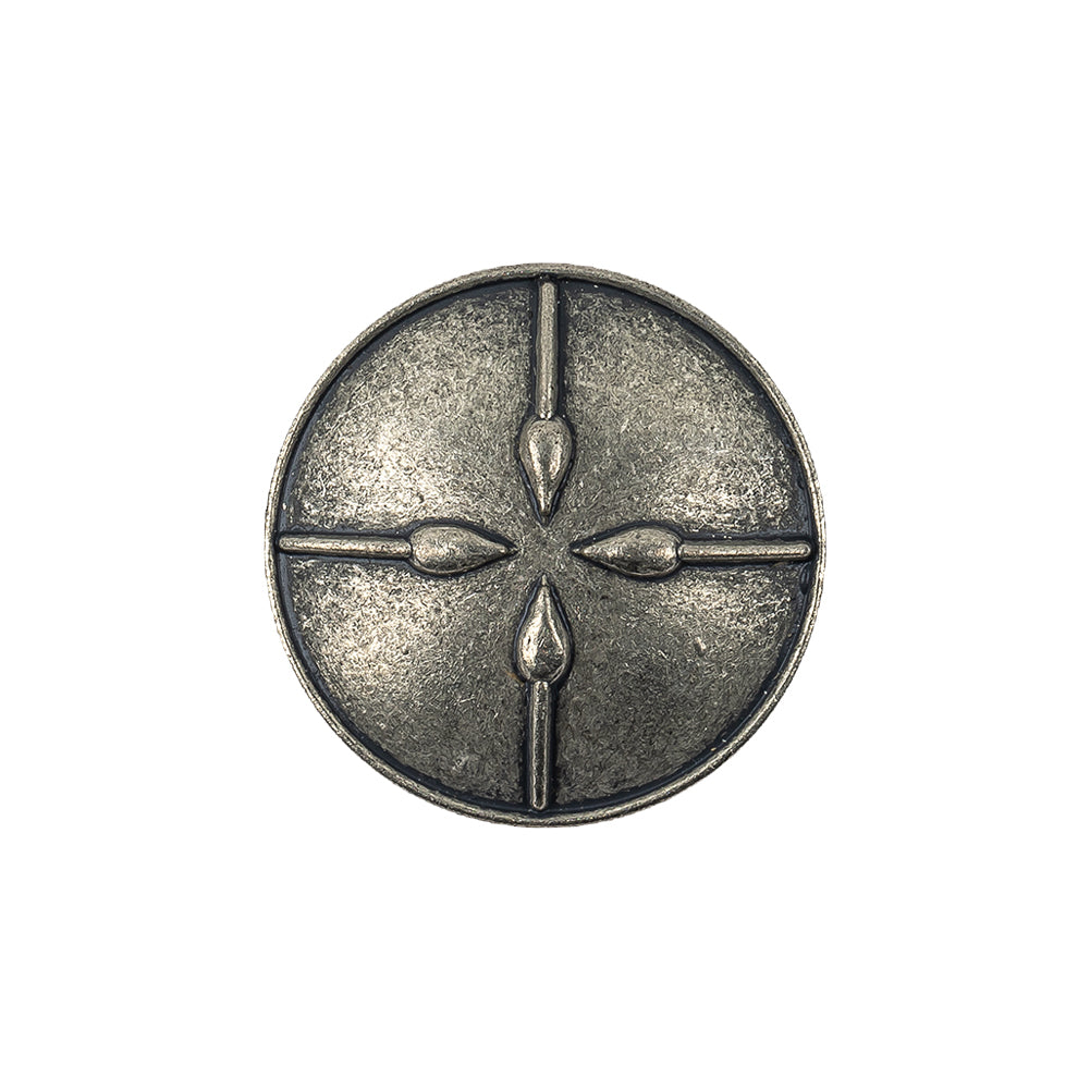 Silver Metal Shank Back Coat Button - 33L/21mm Silver Metal Shank Back Coat Button - 33L/21mm