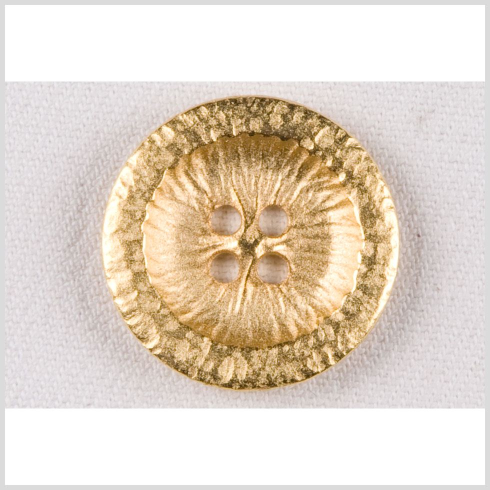 Gold Metal Coat Button - 44L/28mm Gold Metal Coat Button - 44L/28mm