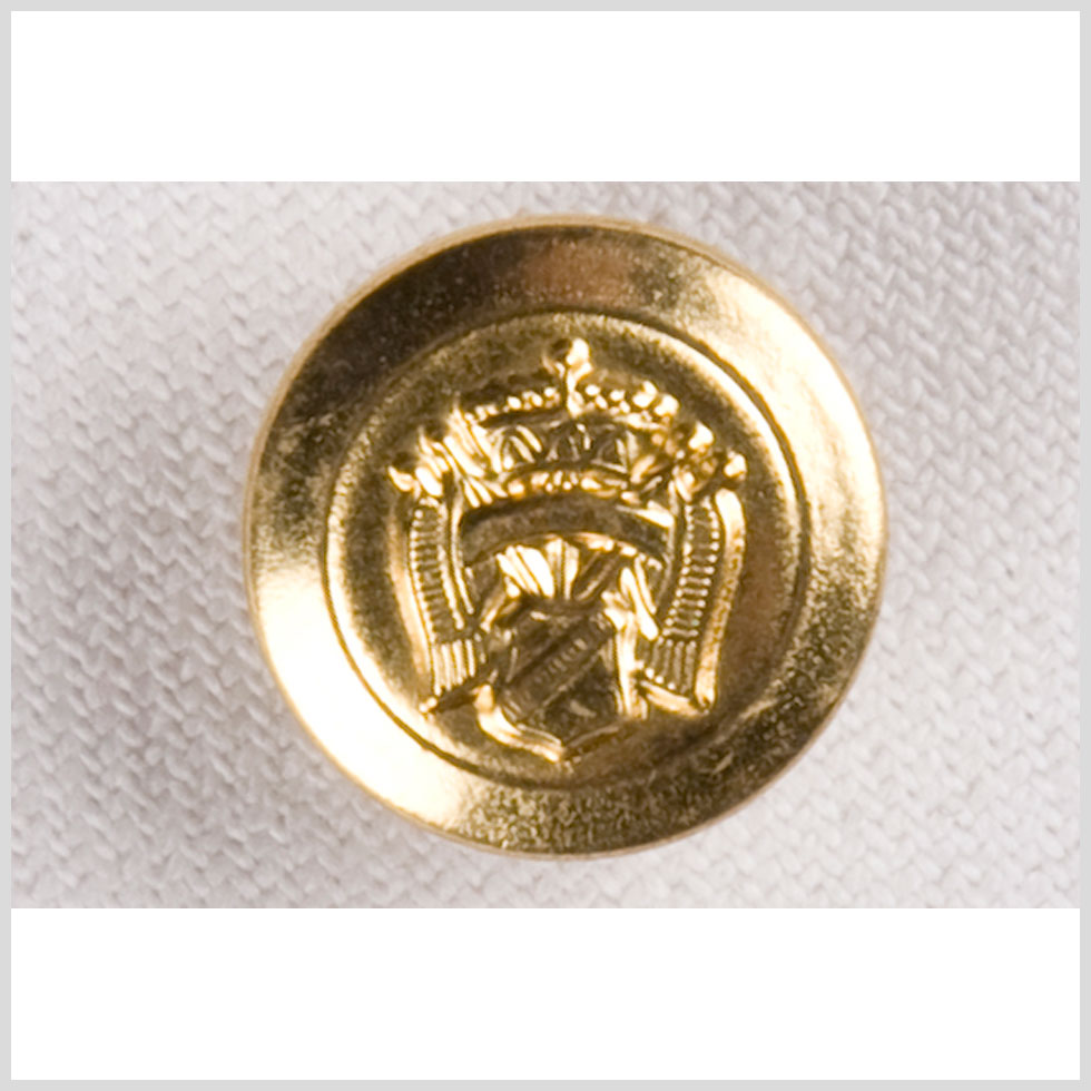 Gold Metal Button - 24L/15mm Gold Metal Button - 24L/15mm