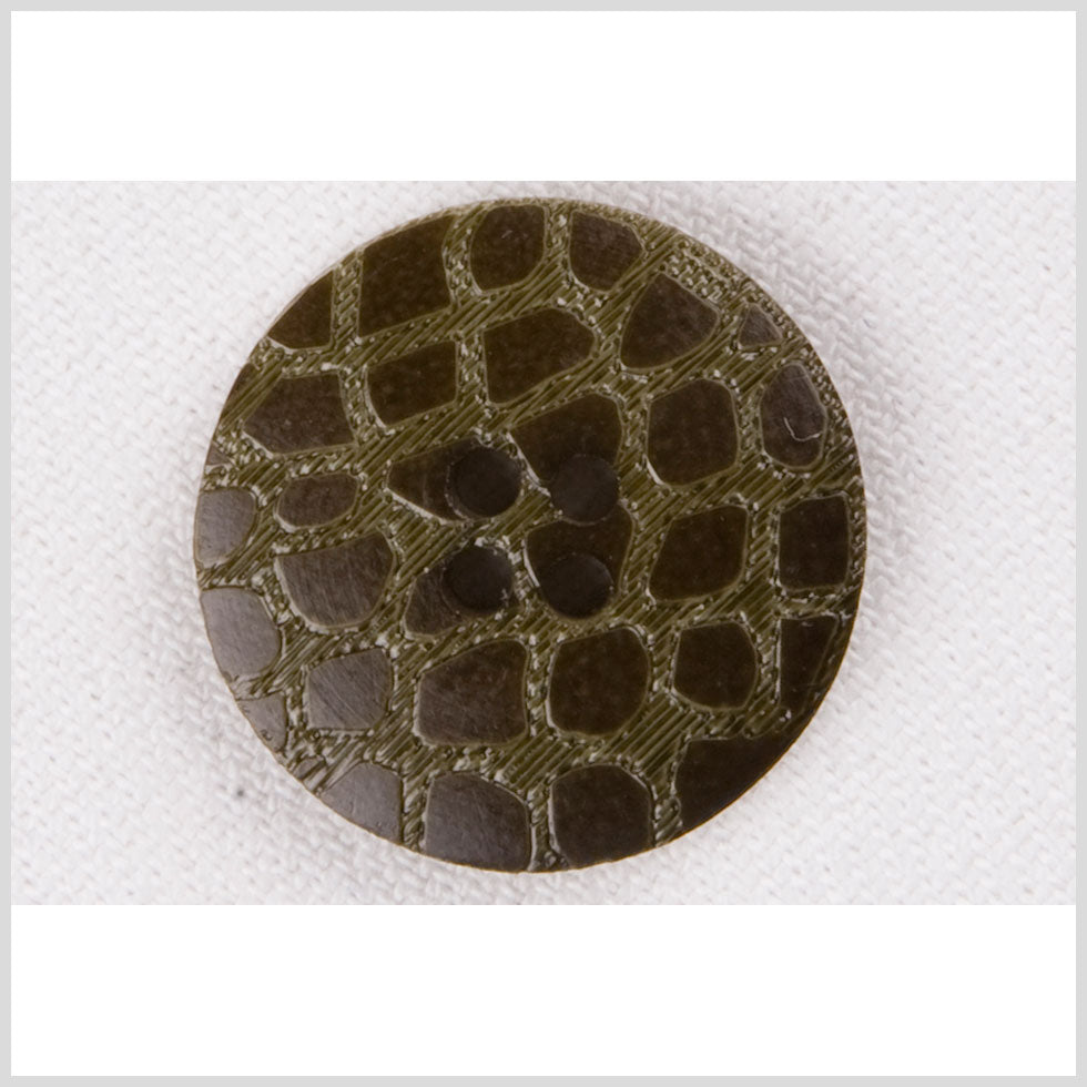 Multi-Green 4-Hole Plastic Button - 28L/18mm Multi-Green 4-Hole Plastic Button - 28L/18mm