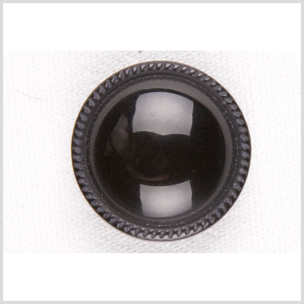 Black Plastic Button - 34L/21.5mm Black Plastic Button - 34L/21.5mm