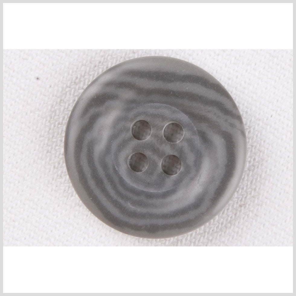 Plastic 4-Hole Button - 36L/23mm - Dark and Light Gray Spiral Plastic 4-Hole Button - 36L/23mm - Dark and Light Gray Spiral