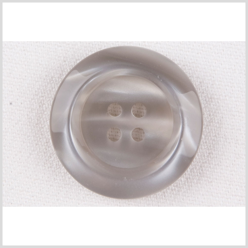 Gray Plastic Button - 44L/28mm Gray Plastic Button - 44L/28mm