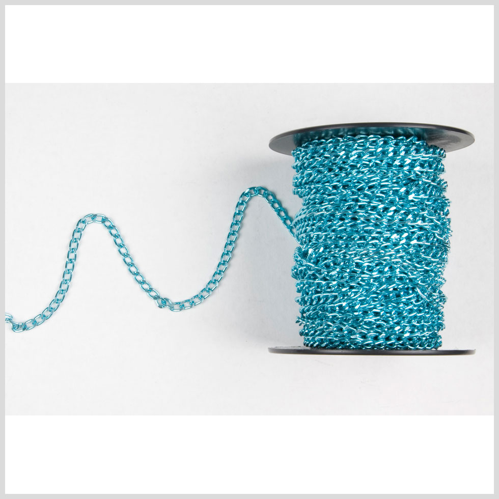 3/16 Turquoise Aluminum Metal Chain 3/16 Turquoise Aluminum Metal Chain