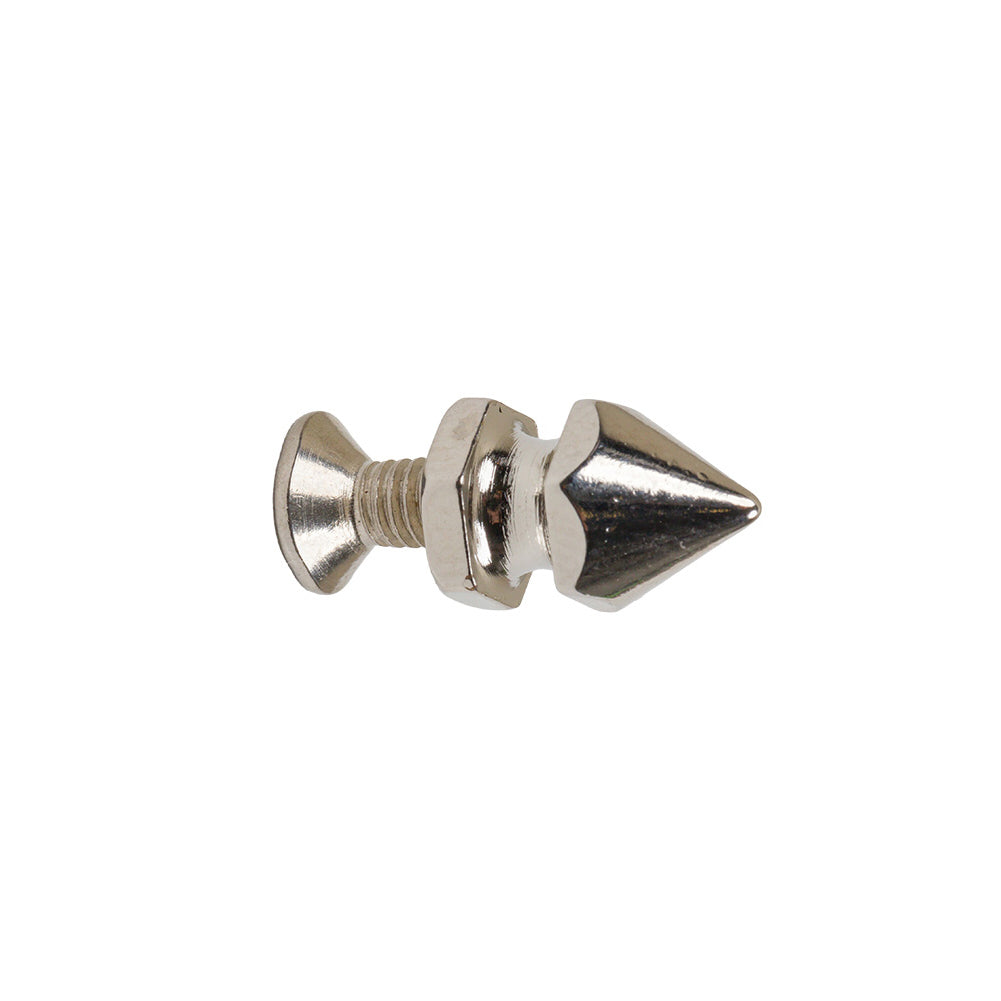 Nickel Cone Spike with Screw - 1/2" - Detail Nickel Cone Spike with Screw - 1/2" - Detail