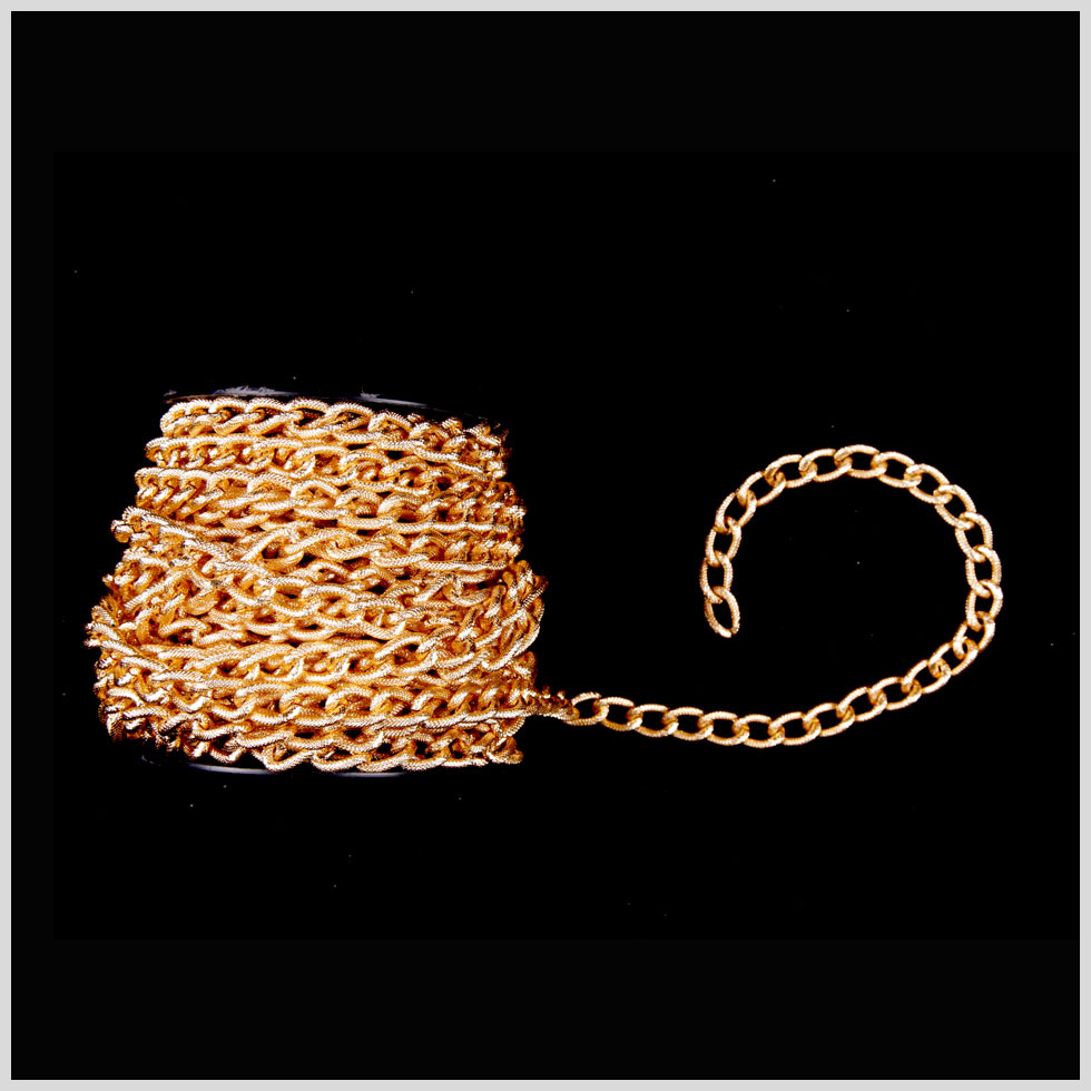 7/16 Gold Aluminum Metal Chain 7/16 Gold Aluminum Metal Chain