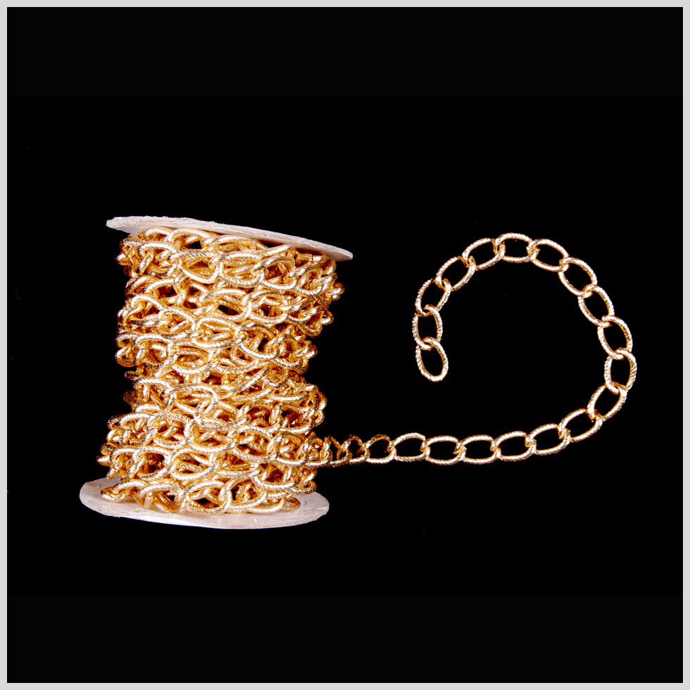 3/4" Gold Metal Chain 3/4" Gold Metal Chain