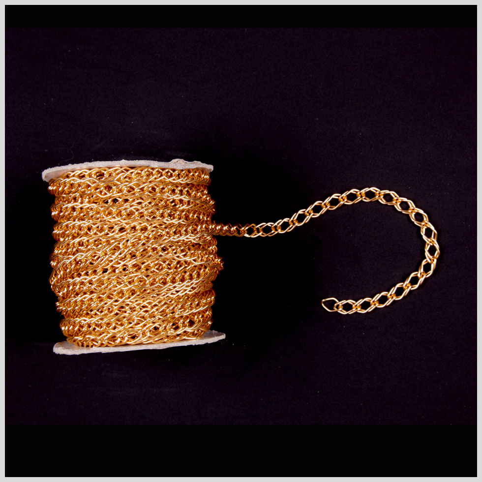 1/8 Gold Aluminum Metal Chain 1/8 Gold Aluminum Metal Chain