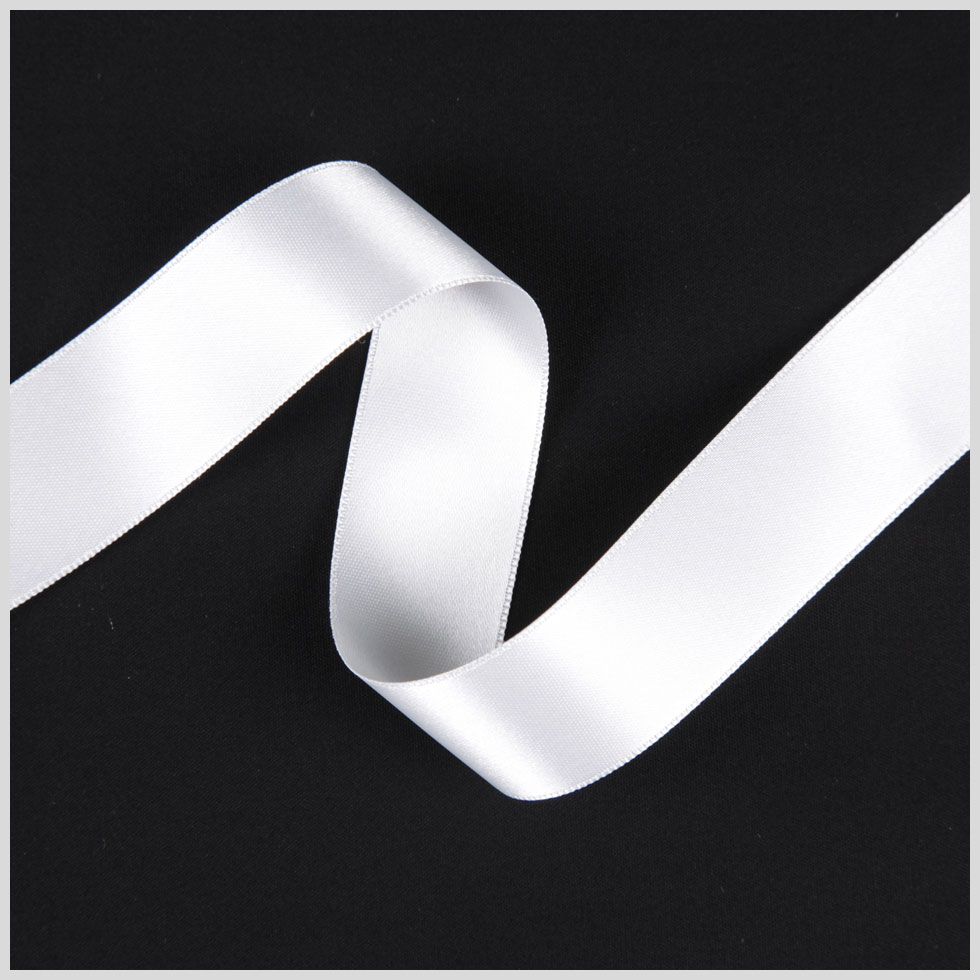 Off-White Double Face French Satin Ribbon - 2.5" Off-White Double Face French Satin Ribbon - 2.5"