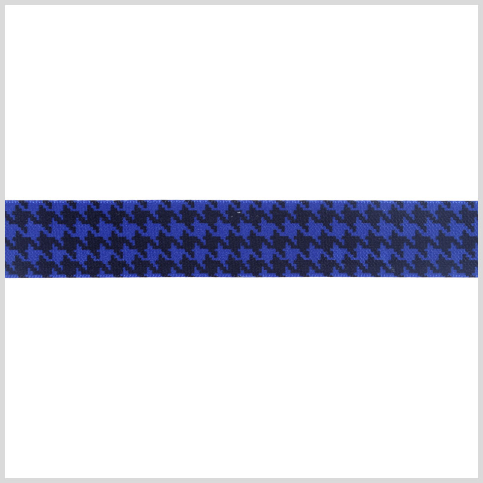 7/8 Royal Printed Satin Ribbon 7/8 Royal Printed Satin Ribbon