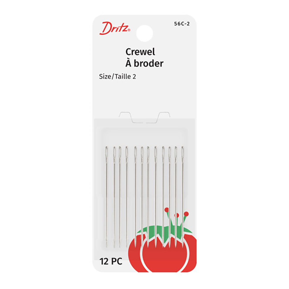 Dritz Crewel Hand Needles - Size 2 - 12pc Dritz Crewel Hand Needles - Size 2 - 12pc
