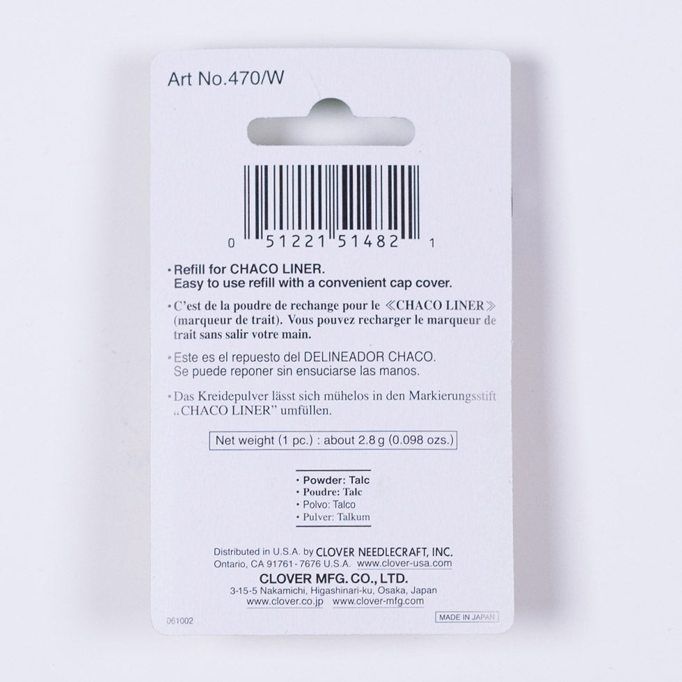Clover Chaco Liner Refil-W - Detail Clover Chaco Liner Refil-W - Detail
