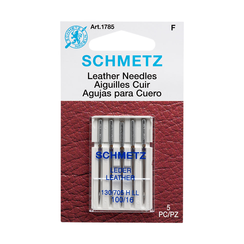 Schmetz Leather Machine Needles - 100/16 - 5 ct Schmetz Leather Machine Needles - 100/16 - 5 ct