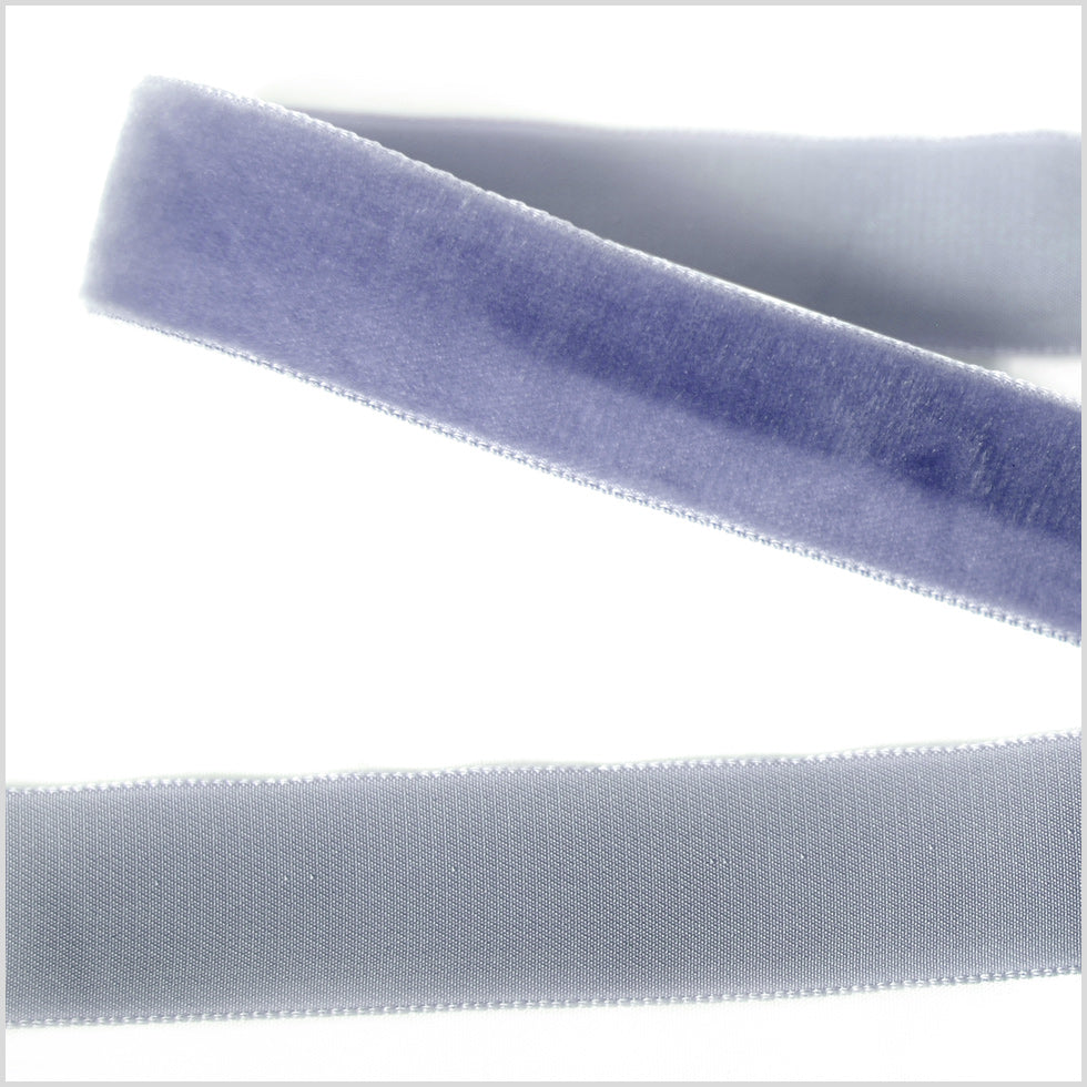 Light Lilac Single Face Velvet Ribbon - 0.875" Light Lilac Single Face Velvet Ribbon - 0.875"