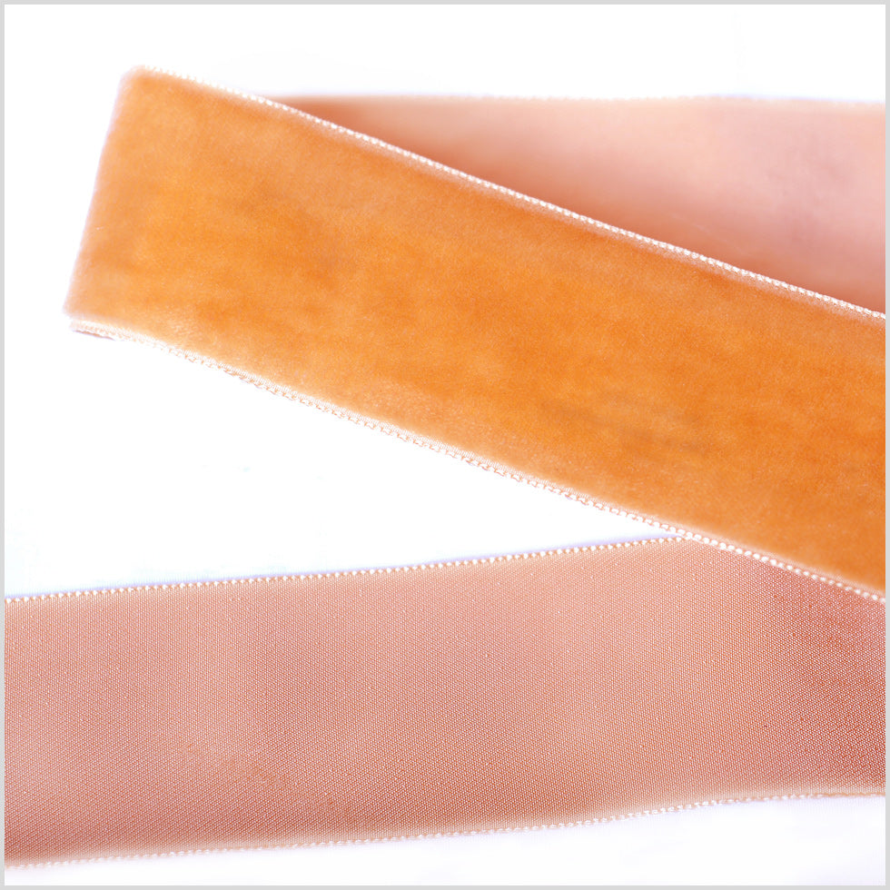 Gold Single Face Velvet Ribbon - 1.5" Gold Single Face Velvet Ribbon - 1.5"