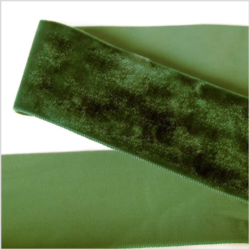 Hunter Single Face Velvet Ribbon - 2 Hunter Single Face Velvet Ribbon - 2
