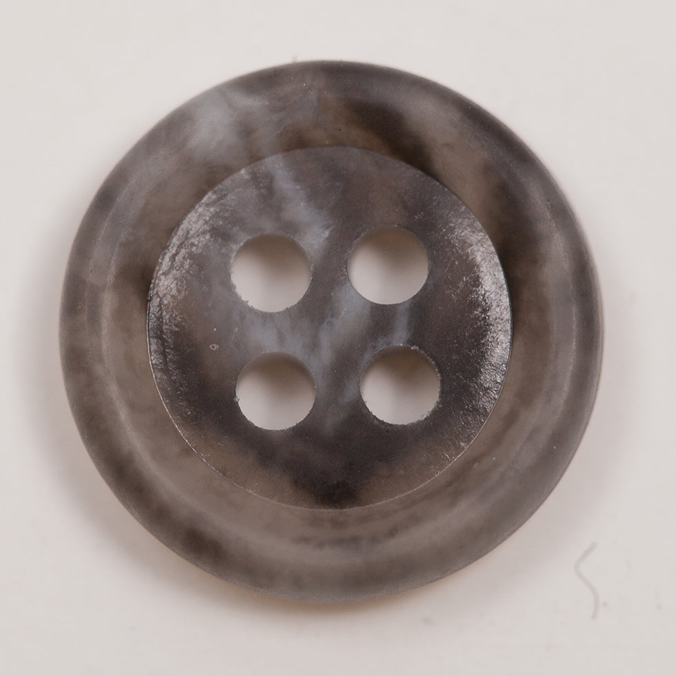 Light Gray Horn Button - 18L/11.5mm Light Gray Horn Button - 18L/11.5mm