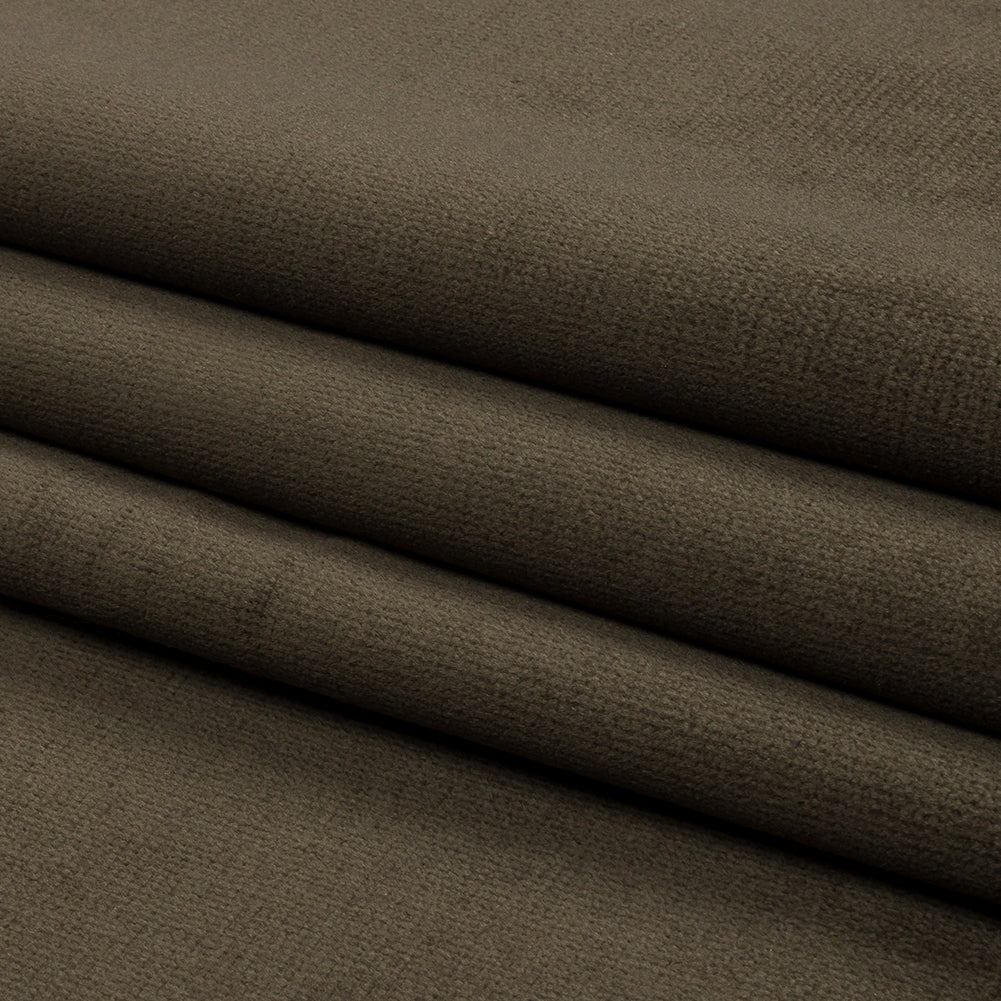 Gunmetal Solid Upholstery Velvet Folded Gunmetal Solid Upholstery Velvet Folded