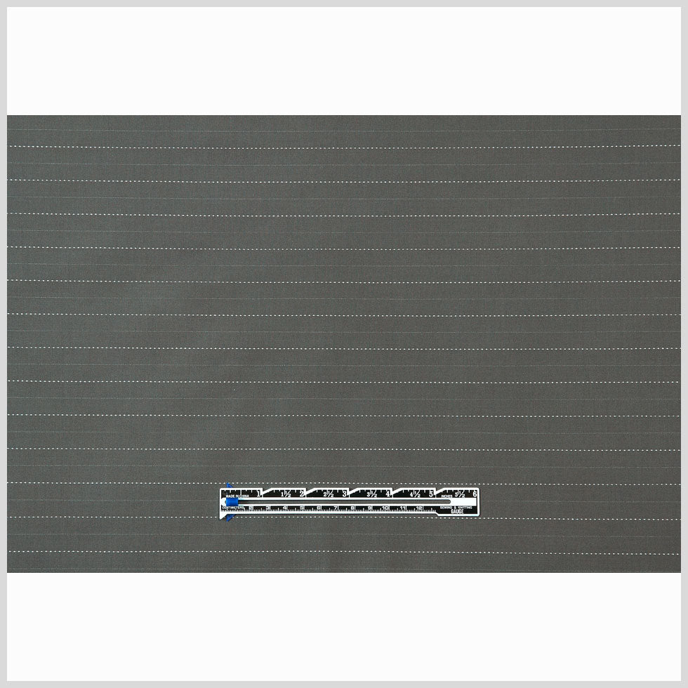 Gray Striped Cotton Blend - Full Gray Striped Cotton Blend - Full