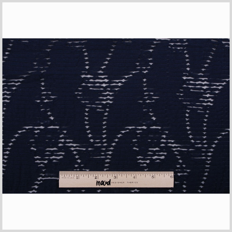 Navy Peekaboo Cotton Woven - Full Navy Peekaboo Cotton Woven - Full