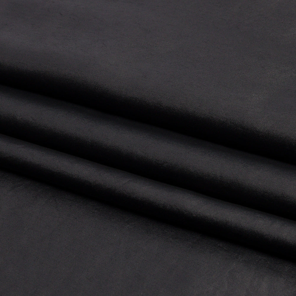 Black Acetate and Rayon Satin Folded Black Acetate and Rayon Satin Folded