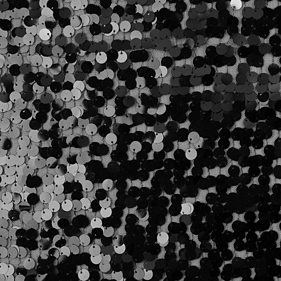 Black Solid Paillette Sequins Black Solid Paillette Sequins