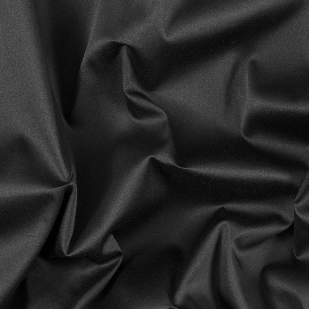 Black Stretch Cotton Sateen Black Stretch Cotton Sateen