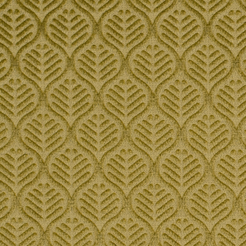 Chartreuse Geometric Imprint Velvet - Detail Chartreuse Geometric Imprint Velvet - Detail
