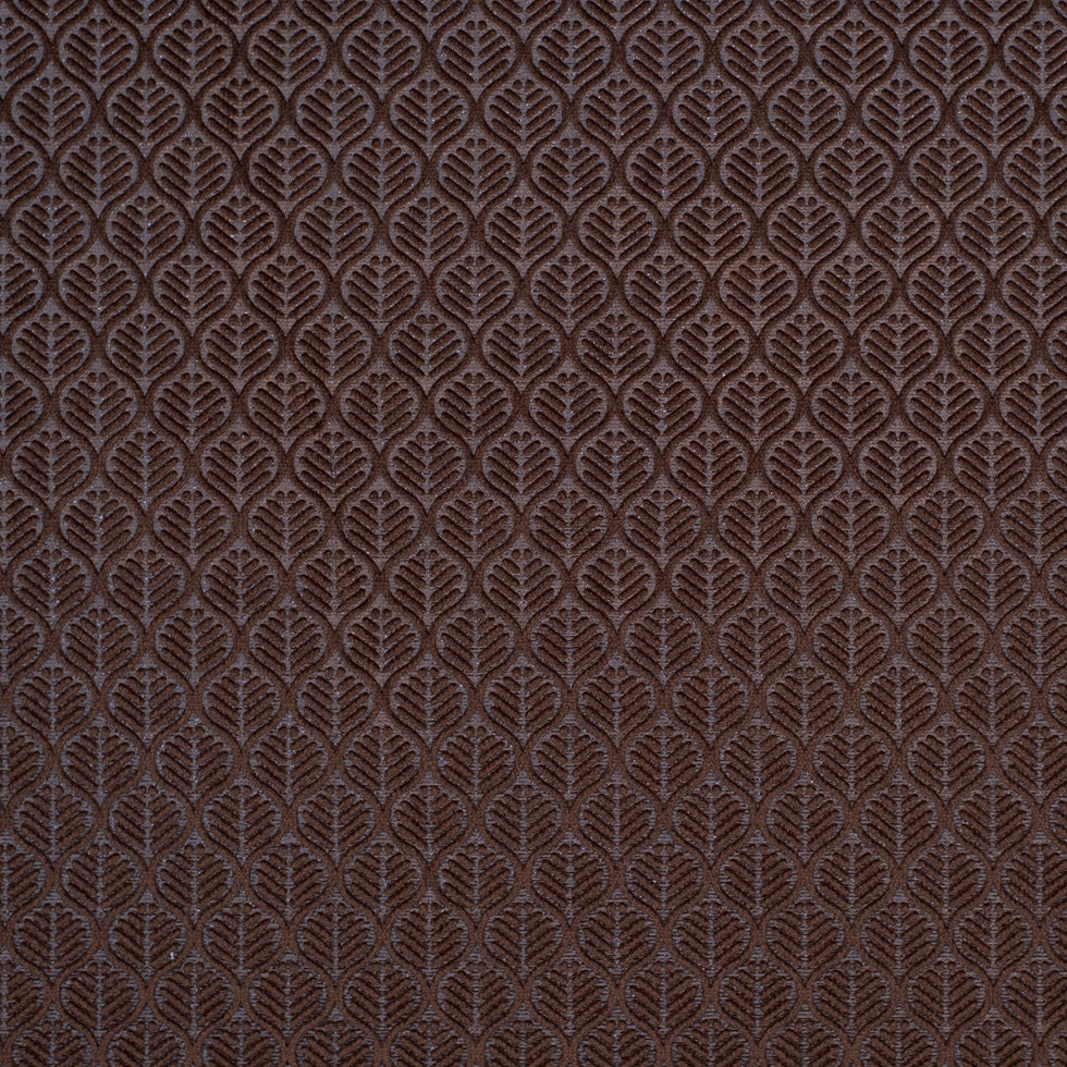 Brown Geometric Cut Velvet Brown Geometric Cut Velvet