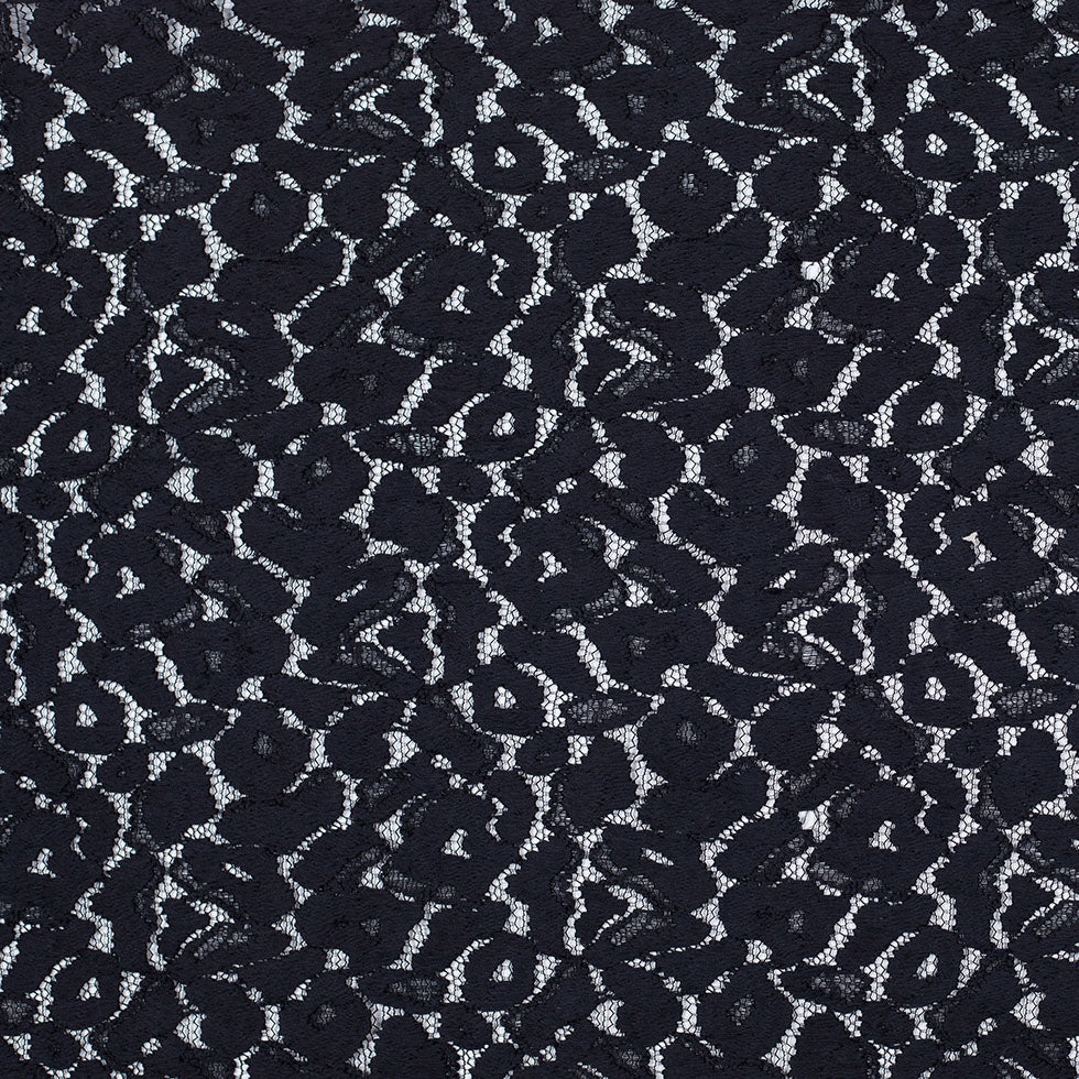 NYC Designer Black Midweight Cotton Lace NYC Designer Black Midweight Cotton Lace