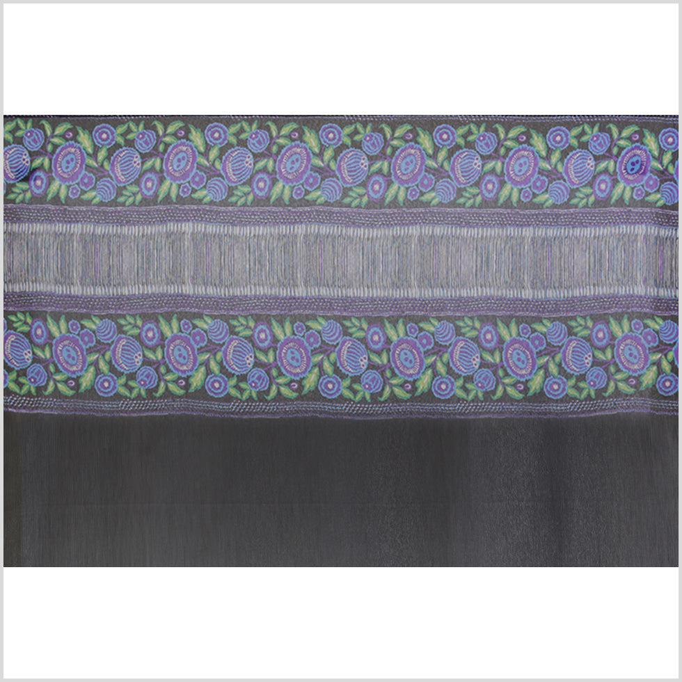 Famous Designer Silk Chiffon Floral Panel Print Full Famous Designer Silk Chiffon Floral Panel Print Full