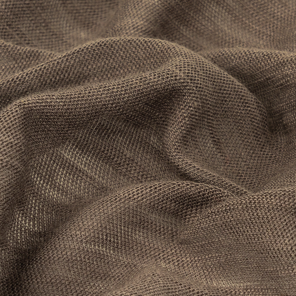 Heathered Dark Gray Sheer Rayon Jersey Detail Heathered Dark Gray Sheer Rayon Jersey Detail