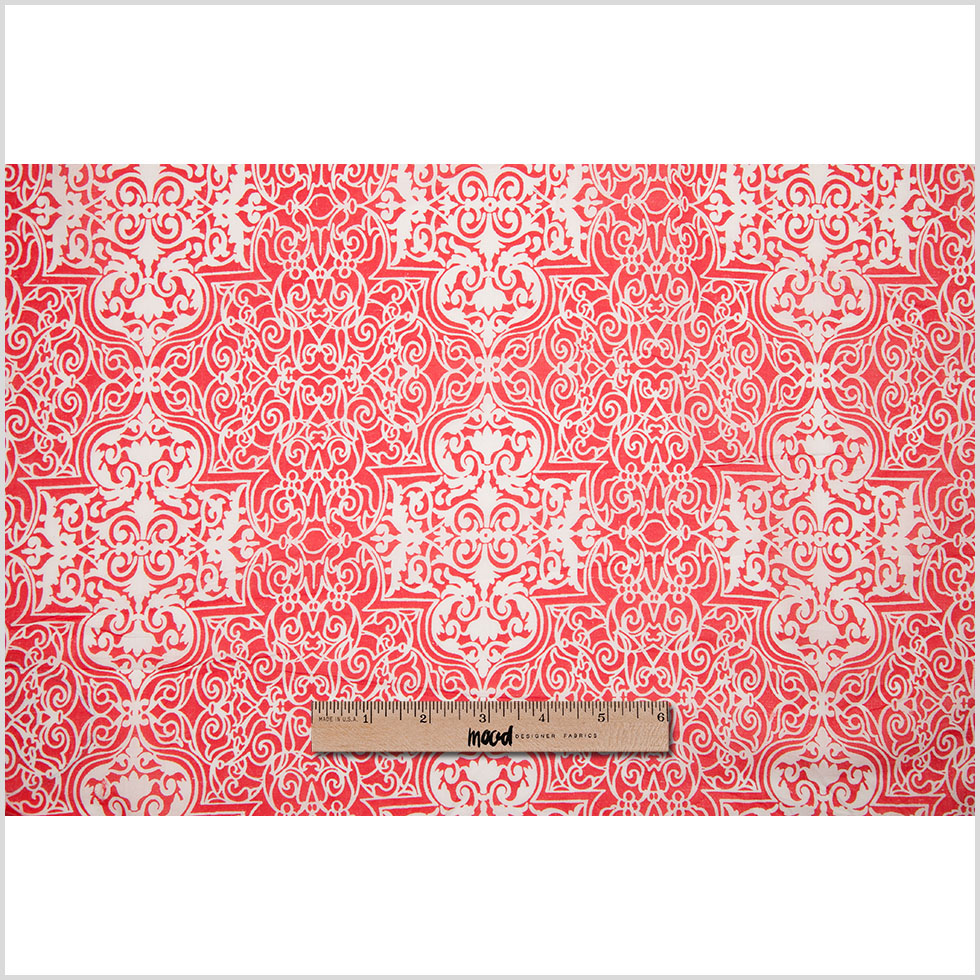 High Rish Red Printed Cotton Woven - Full High Rish Red Printed Cotton Woven - Full