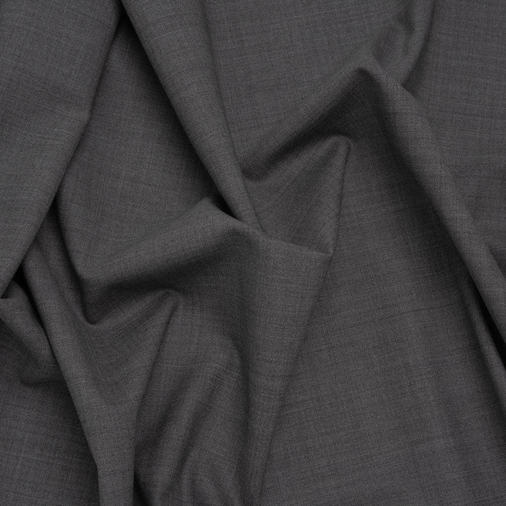 Italian Light Gray Wool-Spandex Suiting Italian Light Gray Wool-Spandex Suiting