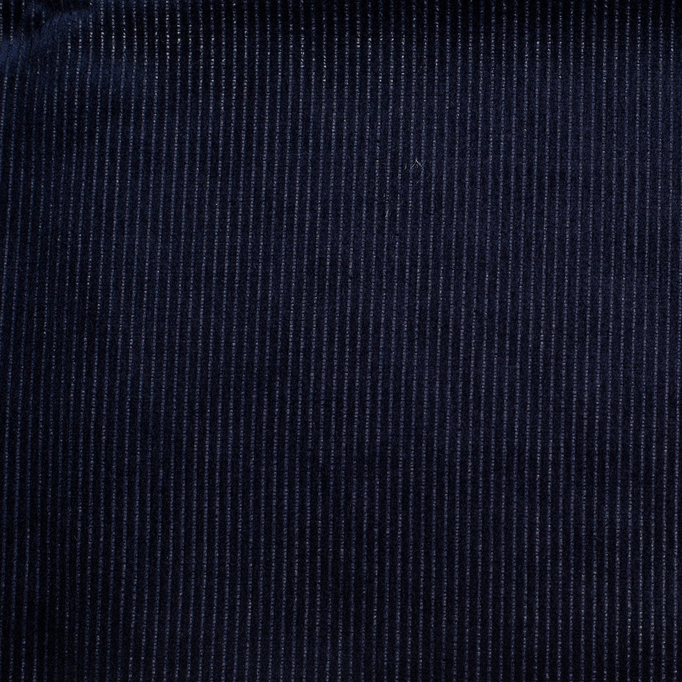 Navy Ribbed Velvet Navy Ribbed Velvet