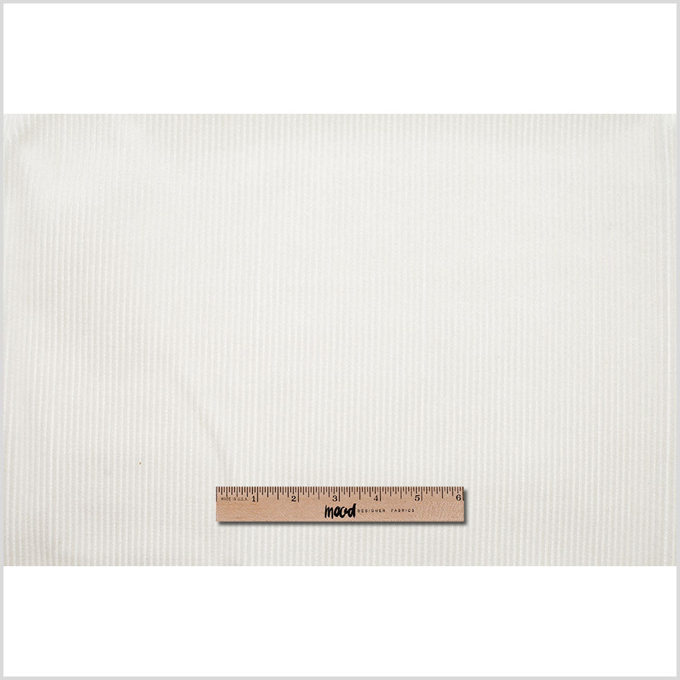 Ivory Ribbed Velvet Full Ivory Ribbed Velvet Full