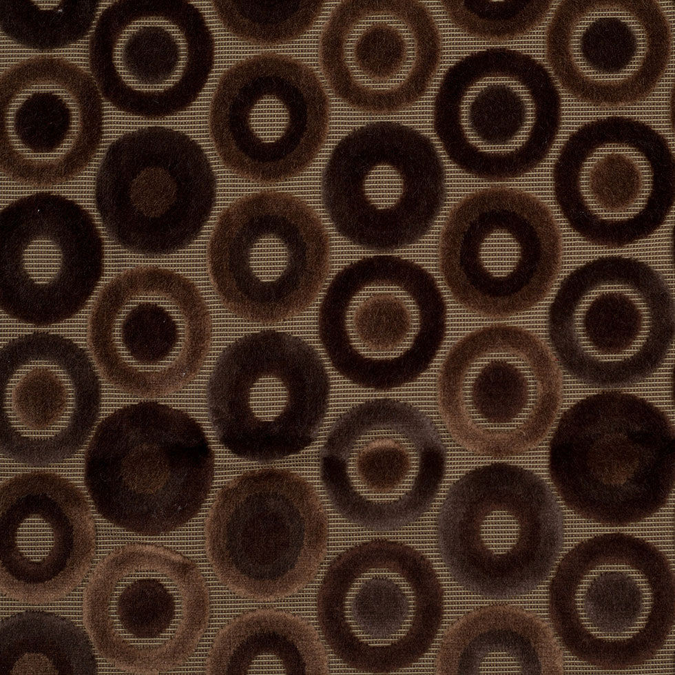 Brown Geometric Velvet Brown Geometric Velvet