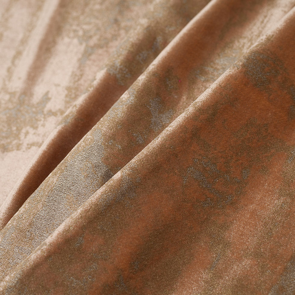 Metallic Rose Gold Abstract Velvet Folded Metallic Rose Gold Abstract Velvet Folded