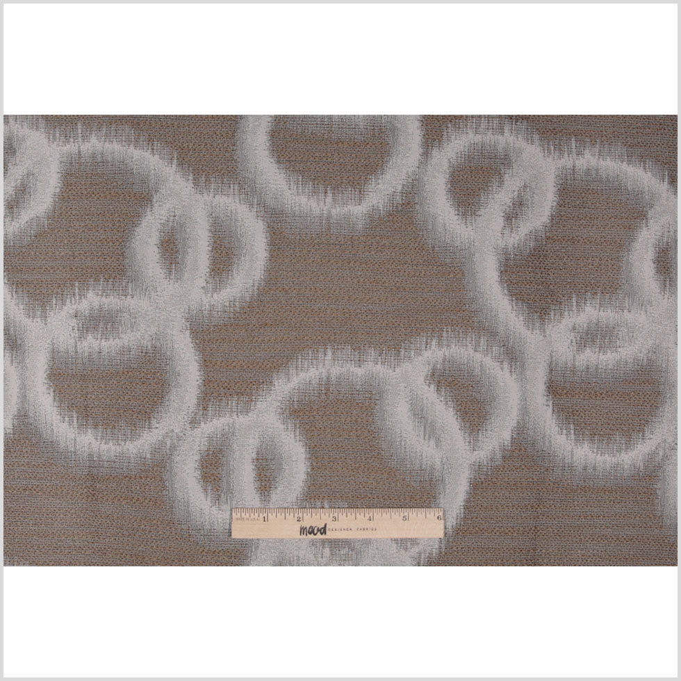 Antique Geometric Ikat Bubbles Polyester Woven - Full Antique Geometric Ikat Bubbles Polyester Woven - Full