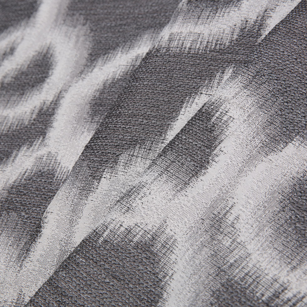 Silver Geometric Ikat Bubbles Polyester Woven Folded Silver Geometric Ikat Bubbles Polyester Woven Folded