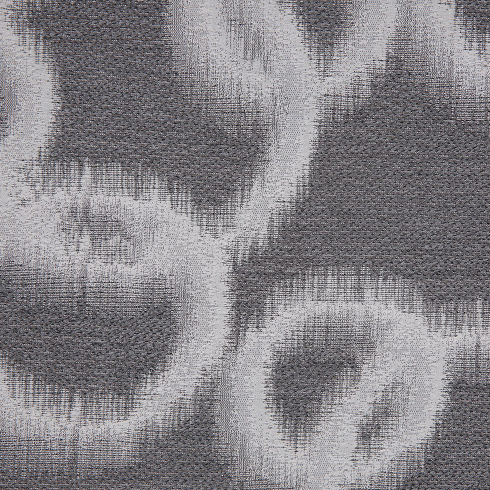 Silver Geometric Ikat Bubbles Polyester Woven Detail Silver Geometric Ikat Bubbles Polyester Woven Detail