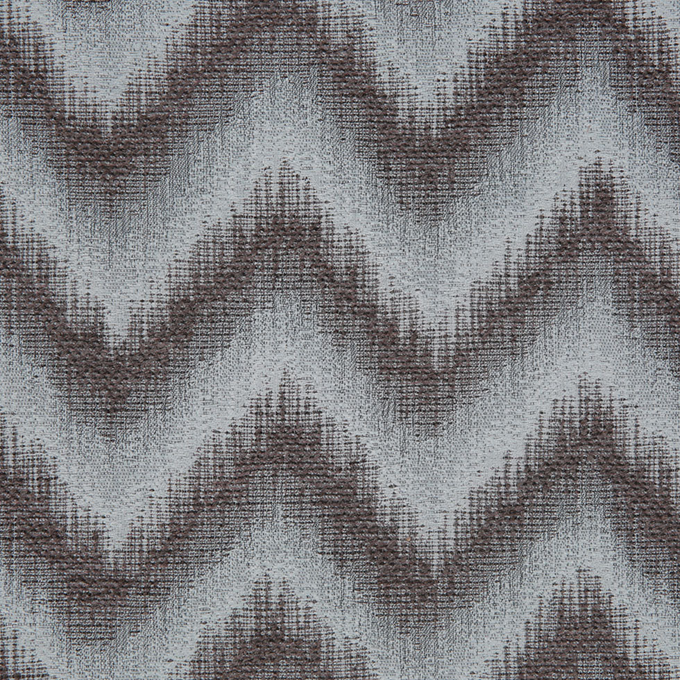 Blue Zig-Zag Geometric Polyester Woven Detail Blue Zig-Zag Geometric Polyester Woven Detail