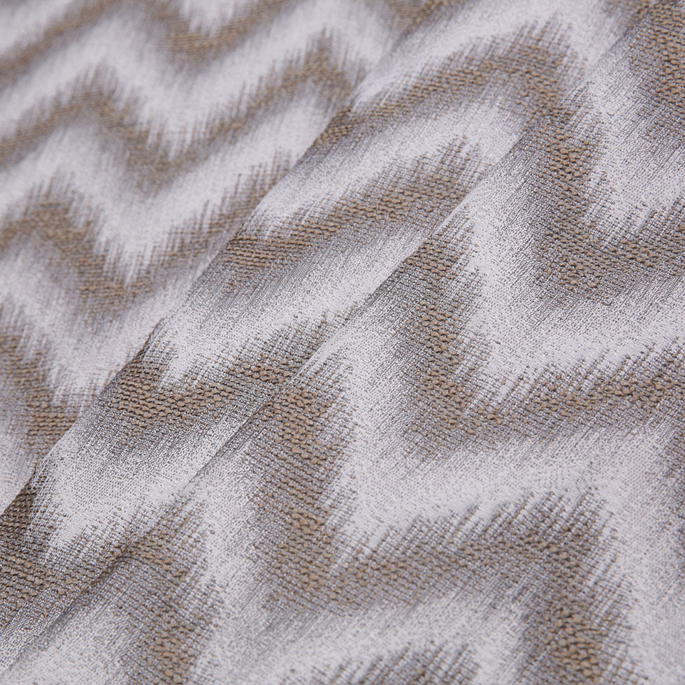 Gray Zig-Zag Geometric Polyester Woven Folded Gray Zig-Zag Geometric Polyester Woven Folded